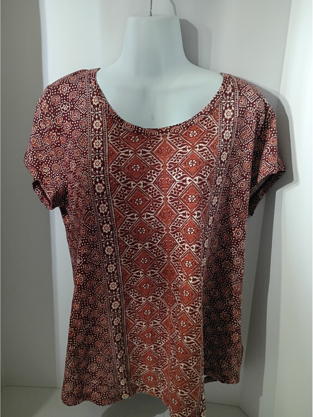 Geometric Print Women's Blose